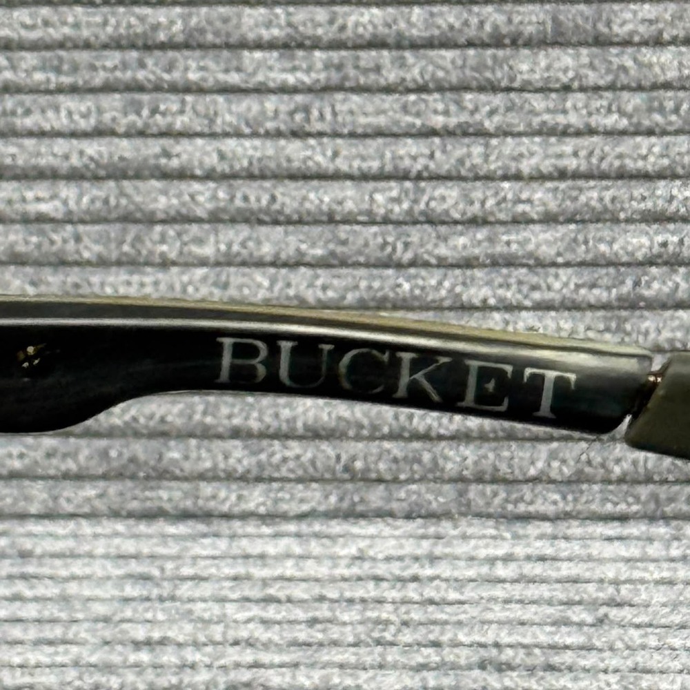 Oakley Bucket Black Rectangular Y2k Eyeglasses Frames Lightning Bolt Pattern - Picture 11 of 12